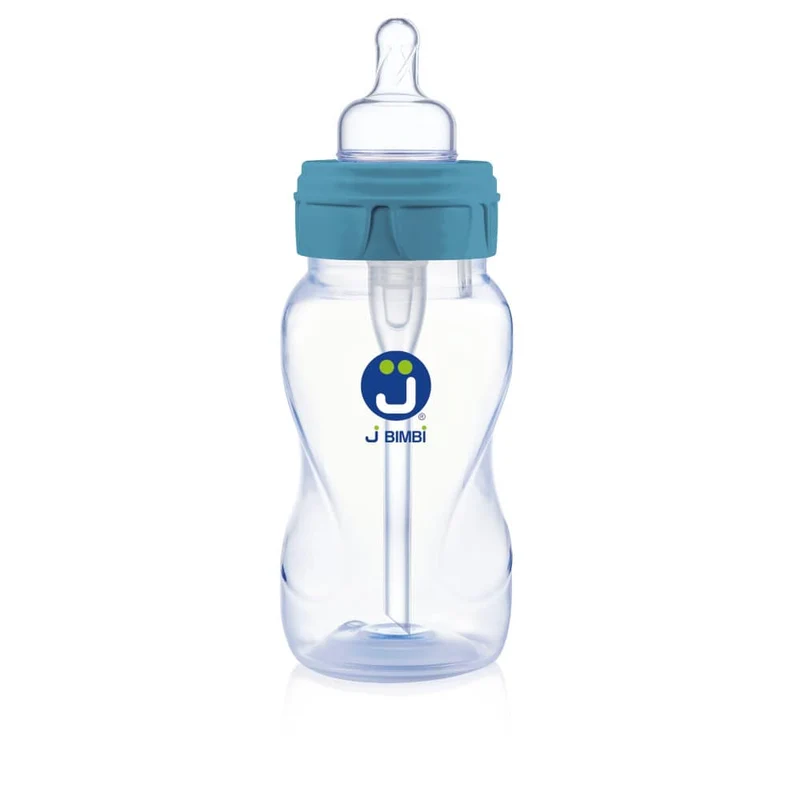 BIBERON ANTICOLICHE E ANTI OTITE 260 ML - J BIMBI - BLU AVION