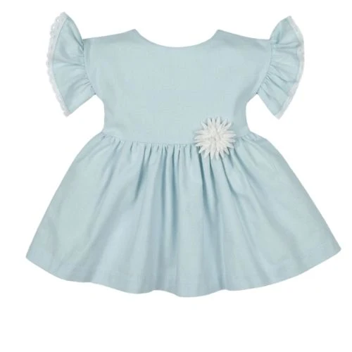 VESTITO NEONATA BAMBINA ELEGANTE ESTIVO COTONE - MARGHERITA