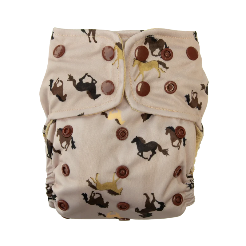 Lighthouse kids - pannolino da bagno cavalli
