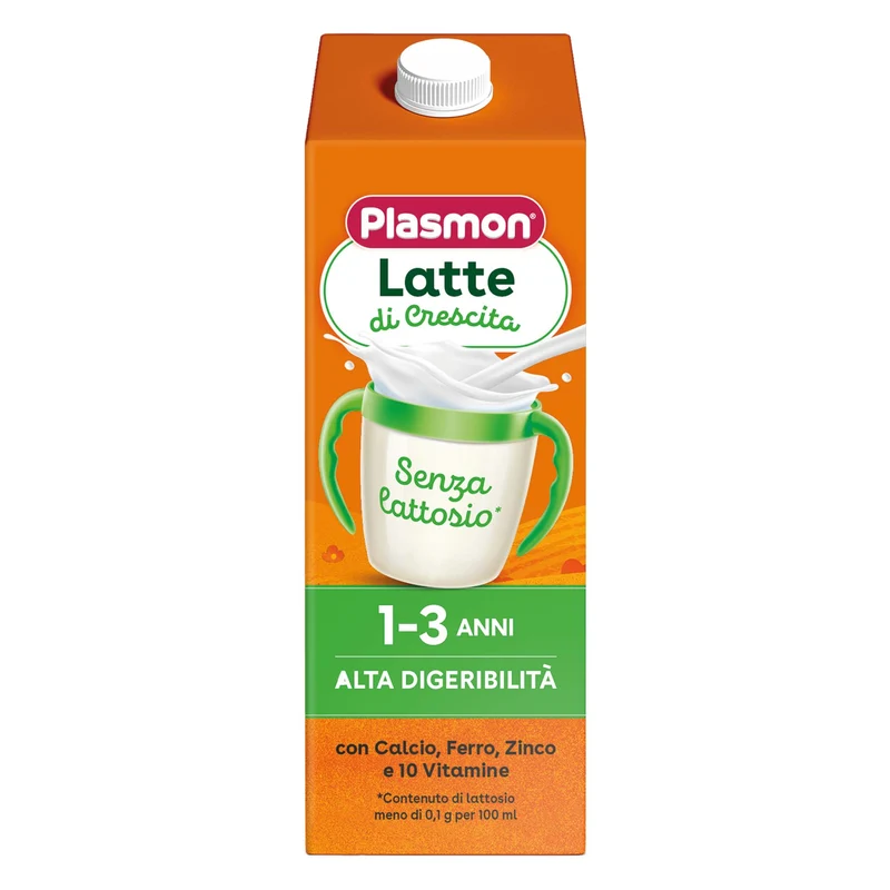 Plasmon Latte di Crescita Senza Lattosio Alta Digeribilità 1-3 anni liquido 1 L