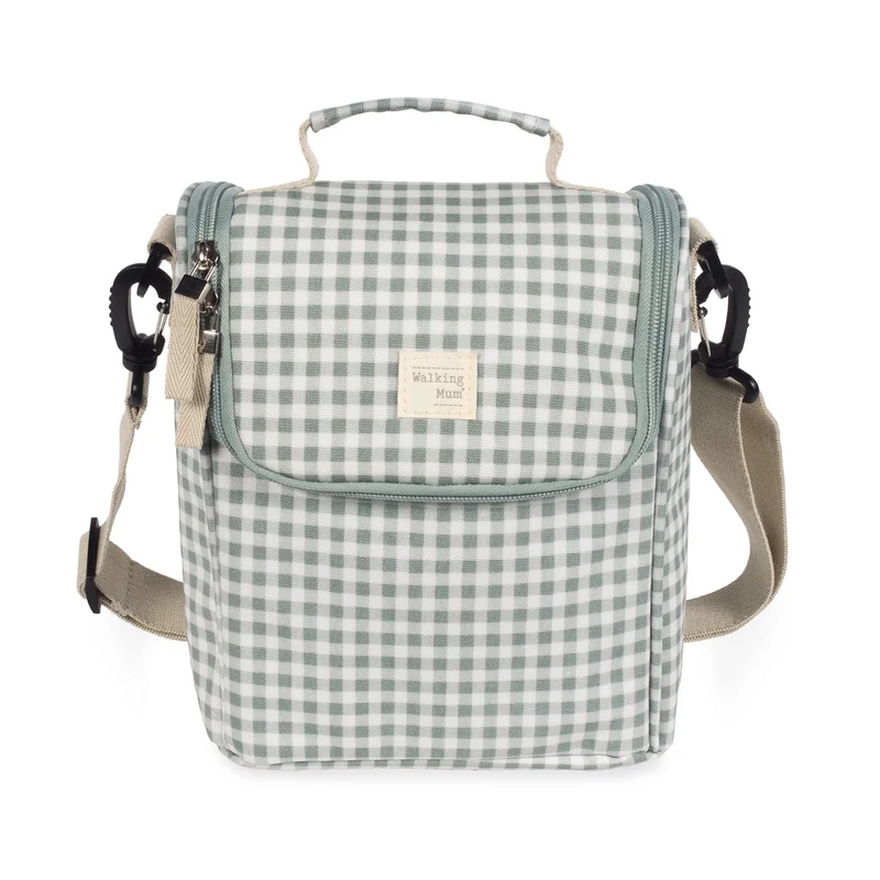 Borsa termica - I love vichy verde