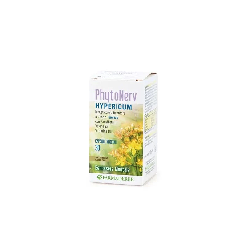 Farmaderbe Phytonerv Hypericum 30 Capsule