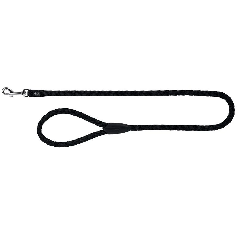 Trixie Guinzaglio Tubolare per cani S-M 1000x12mm nero