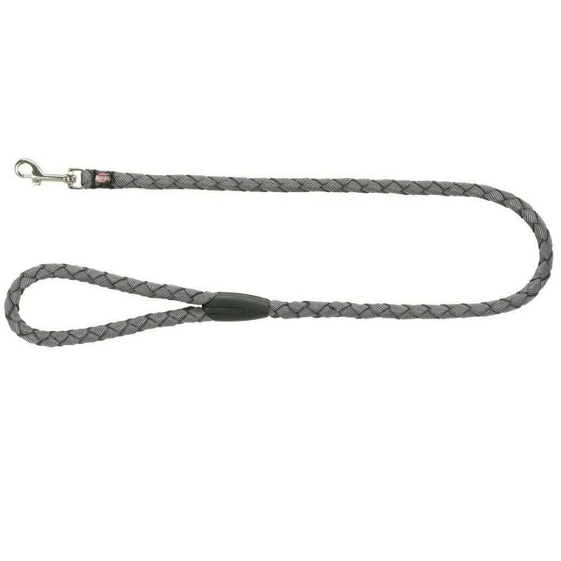 Trixie Guinzaglio Tubolare per cani L-XL 1000x18mm grigio