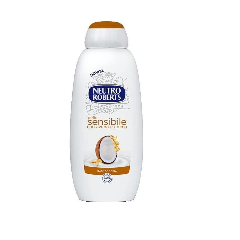 Neutro Roberts Bagnoschiuma Pelle Sensibile Avena e Cocco 600ml