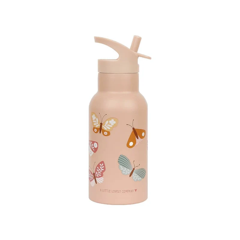 BORRACCIA TERMICA IN ACCIAIO INOSSIDABILE - 350 ML - FARFALLE