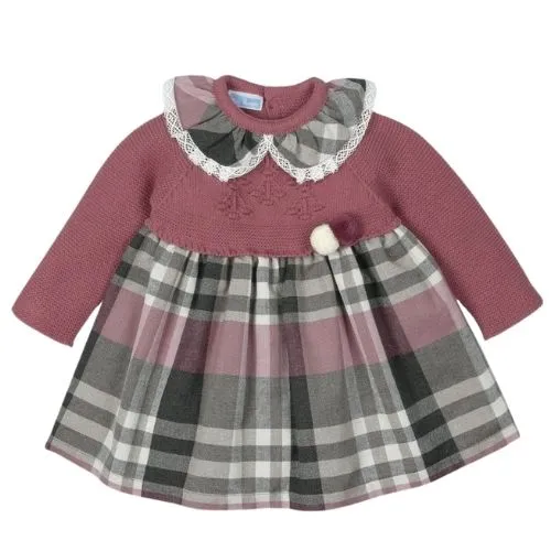 VESTITO NEONATA BAMBINA INVERALE - DELICATEZZA