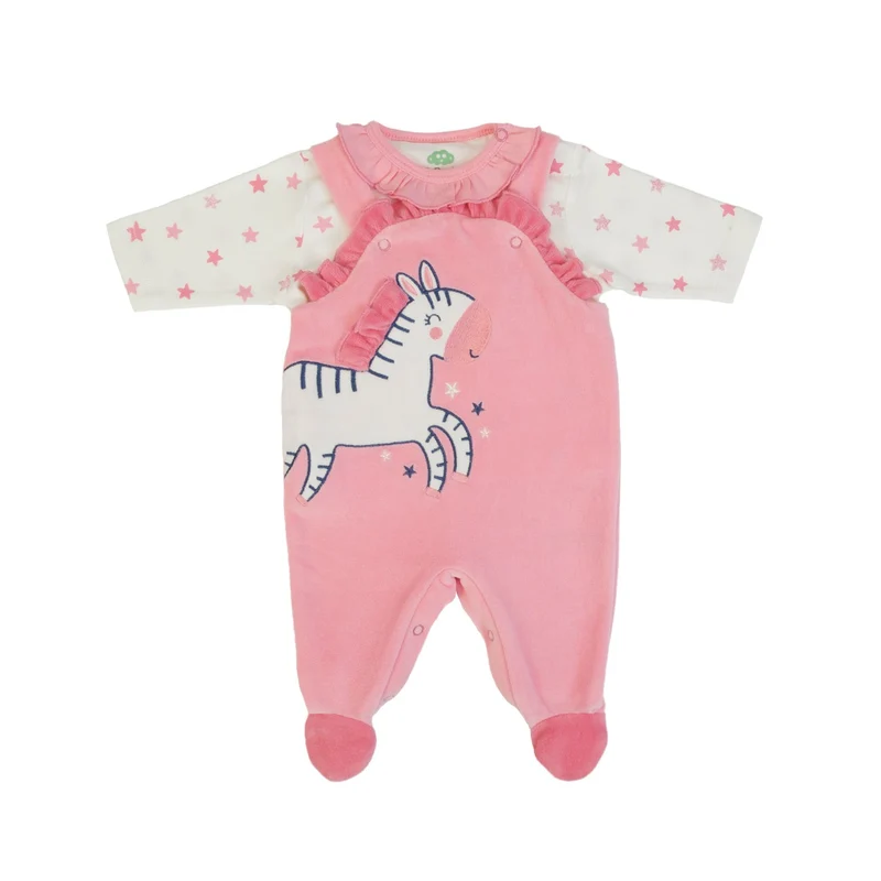 TUTINA NEONATO CINIGLIA SALOPETTE MANICA LUNGA ZEBRA