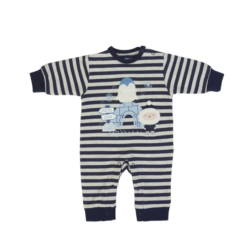 TUTINA NEONATO CALDO COTONE RICAMATO - POLO NORD