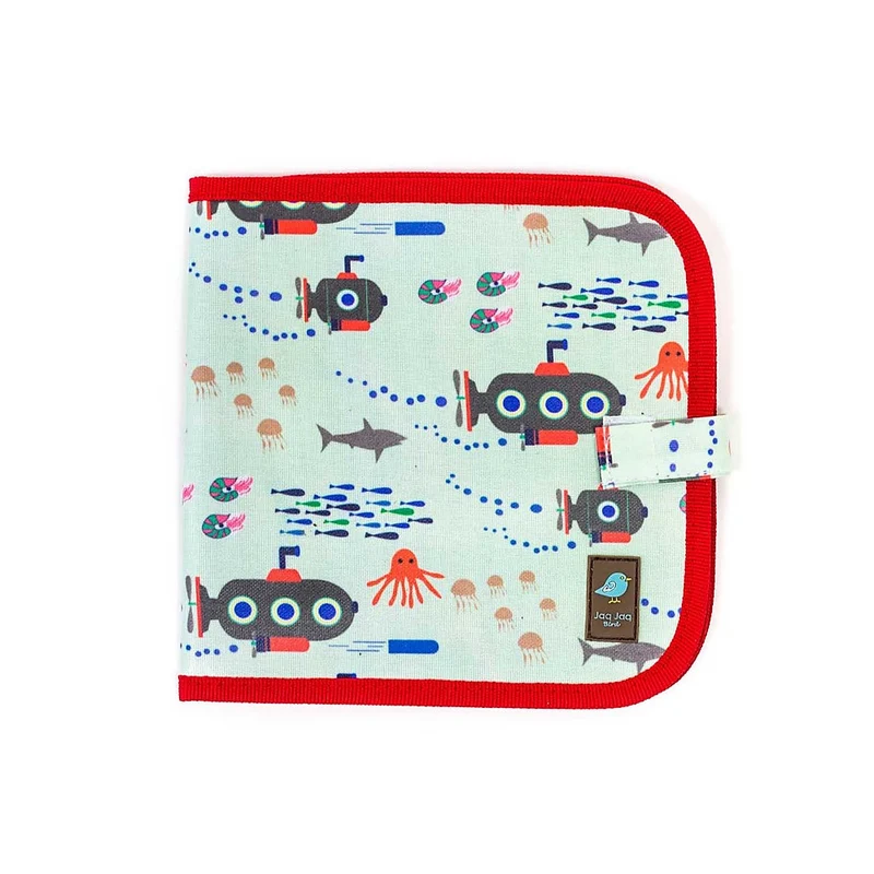 DOODLE IT - SOTTOMARINO - ALBUM RIUTILIZZABILE PIU` 4 GESSETTI ZERO POLVERE BUTTERSTIX