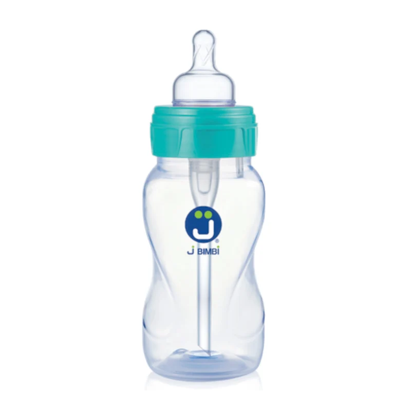 BIBERON ANTICOLICHE E ANTI OTITE 260 ML - J BIMBI - Classico Turchese