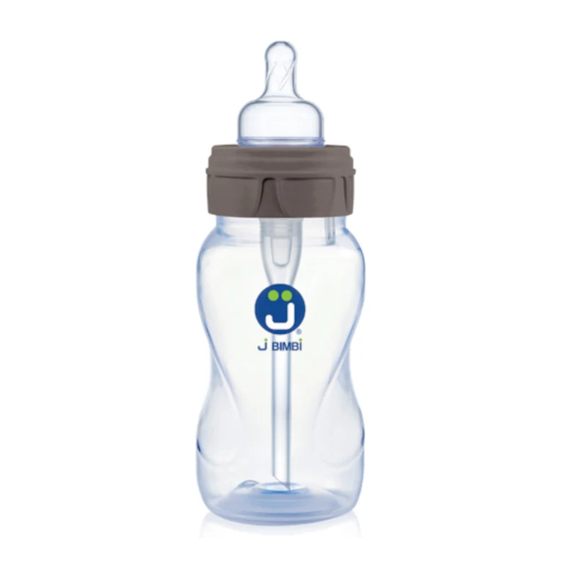 BIBERON ANTICOLICHE E ANTI OTITE 260 ML - J BIMBI - Classico Marrone