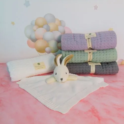 SET REGALO NASCITA DOLCI COCCOLE CONIGLIETTO