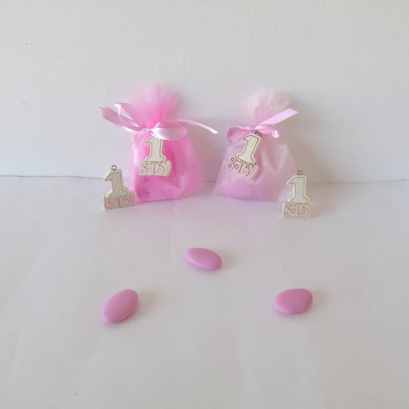 SACCHETTINO CONFETTI SEGNAPOSTO BOMBONIERA - PRIMO COMPLEANNO