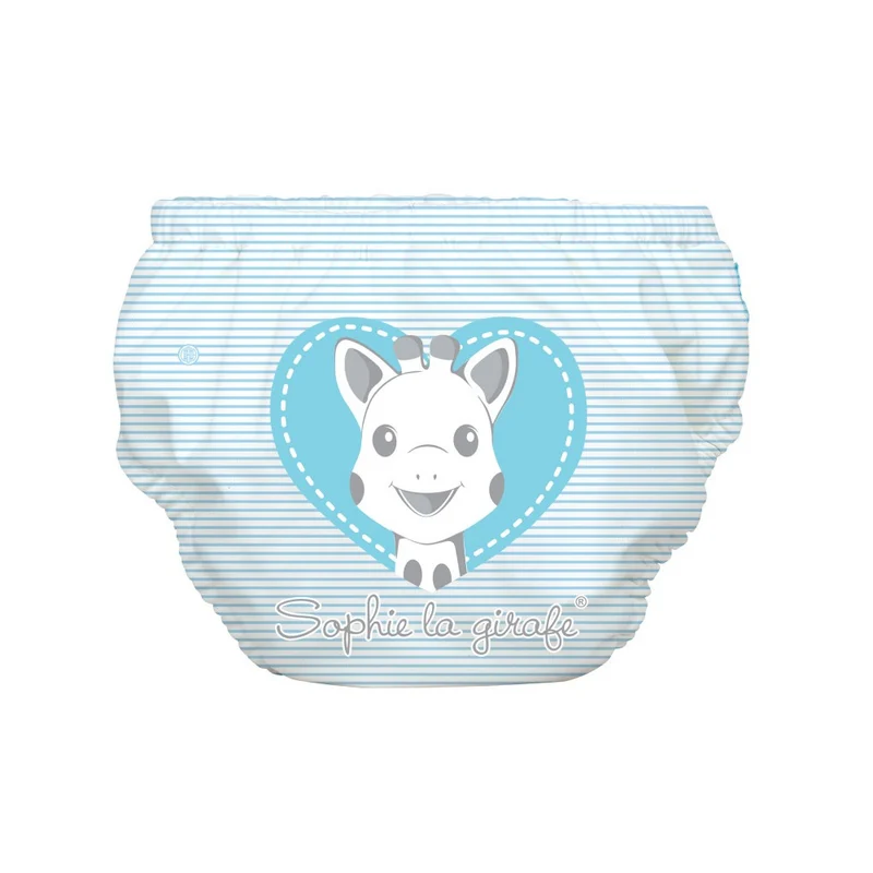 COSTUME CONTENITIVO E MUTANDINA TRAINING 2 IN 1 - TG. M - SOPHIE PENCIL BLUE HEART - CHARLIE BANANA