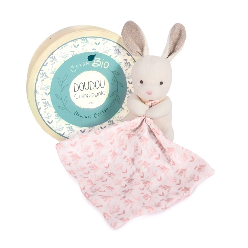 DOUDOU ET COMPAGNIE - DOUDOU NEONATO BIO CONIGLIETTO 15 CM