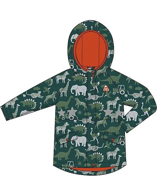 GIACCA IMPERMEABILE IMBOTTITA EXPLORER - ANIMALI DELLA GIUNGLA - FRUGI