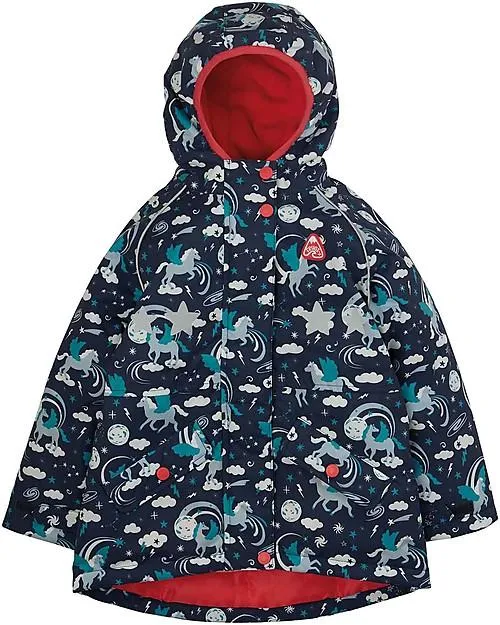 GIACCA IMPERMEABILE IMBOTTITA EXPLORER - UNICORNI - FRUGI