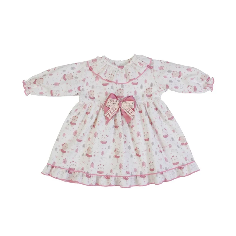 VESTITO NEONATA BAMBINA INVERALE - ORSETTI