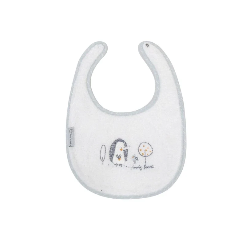 BAVAGLINO BAVETTA NEONATO IN SPUGNA IMPERMEABILE 20x25 CM RICCIO