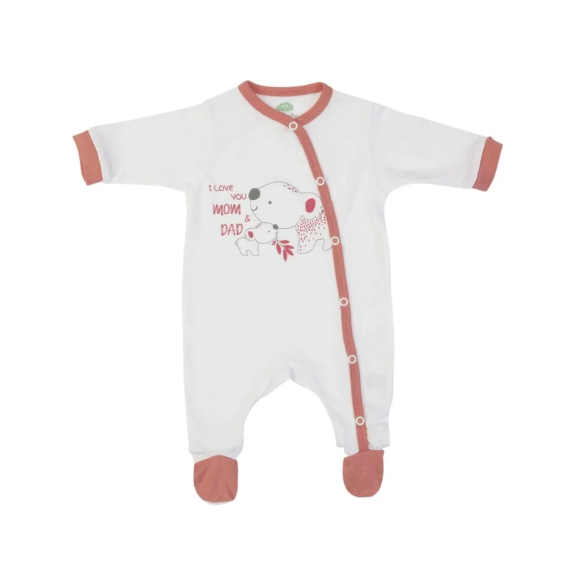 TUTINA NEONATO NASCITA MANICA LUNGA - I LOVE MUM AND DAD