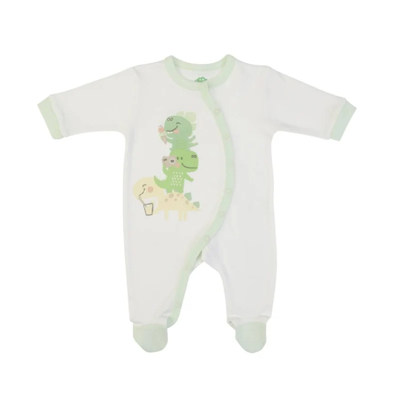 TUTINA NEONATO NASCITA MANICA LUNGA - DINOSAURO