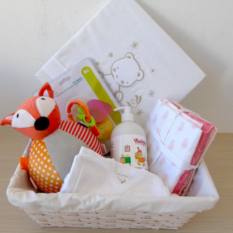 CESTO NASCITA NEONATO - IDEA REGALO NASCITA - DOLCI SOGNI