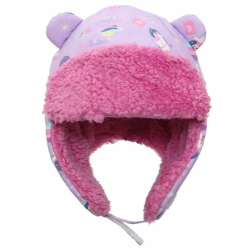 CAPPELLINO INVERNALE BAMBINO AVIATORE - UNICORNO LILLA