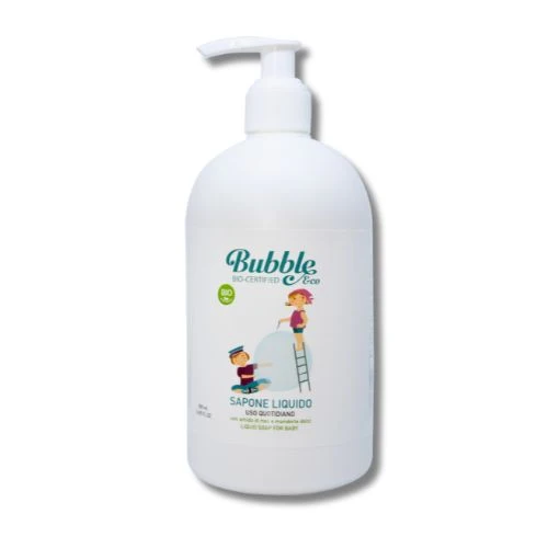 SAPONE LIQUIDO PER BAMBINI BUBBLE e CO 500ML
