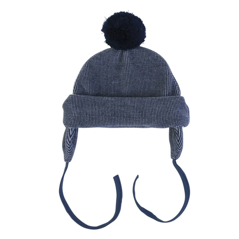CAPPELLINO NEONATO CINIGLIA BLU
