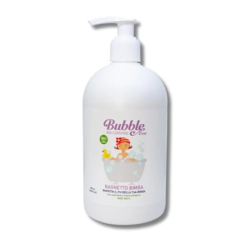 BAGNETTO BIMBA BUBBLE&CO - BAGNOSCHIUMA NEONATO BAMBINO 500ML
