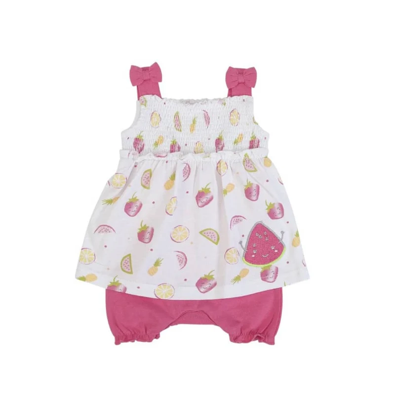 PAGLIACCETTO NEONATA BAMBINA GIRO MANICA - FRAGOLA