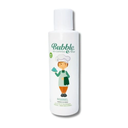 RISOGEL AMIDO DI RISO IN GEL NEONATO E BAMBINO BIO BUBBLE 150 ML