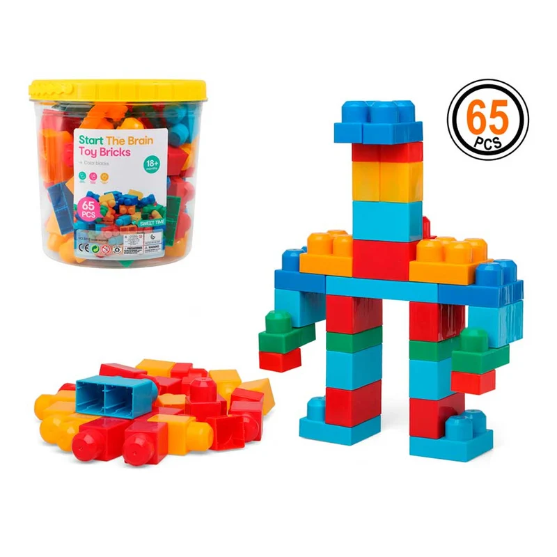 SET 65 BLOCKS PER COSTRUZIONE COLORATI