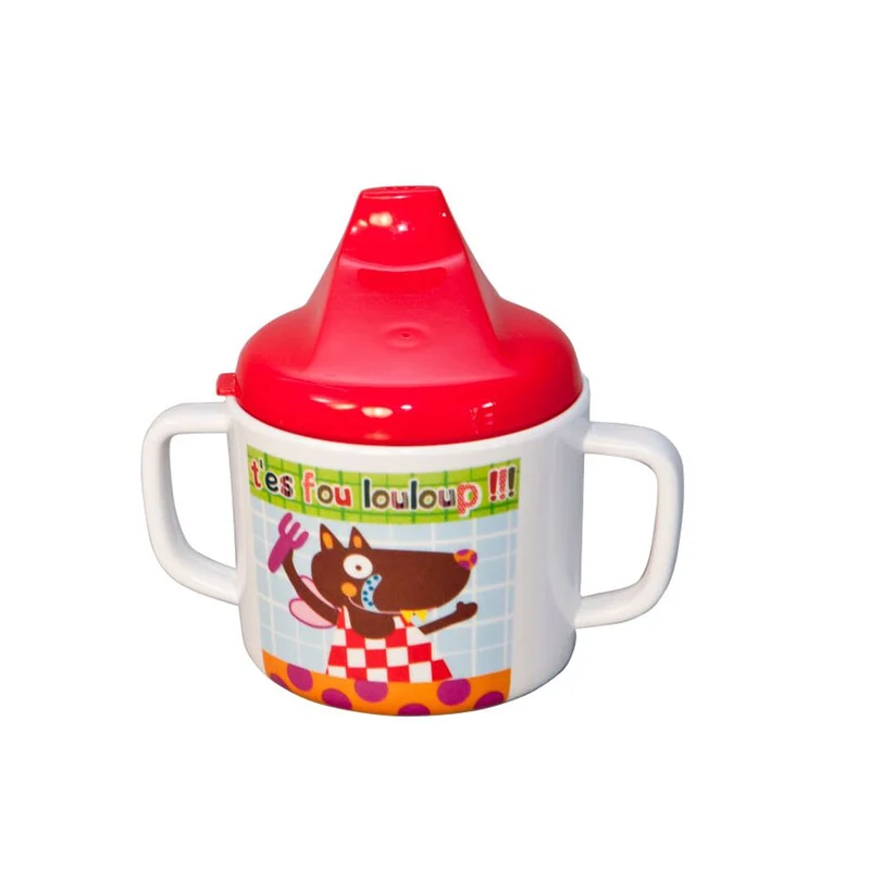 BICCHIERE MUG CON BECCUCCIO LUPO LOULOUP - EBULOBO