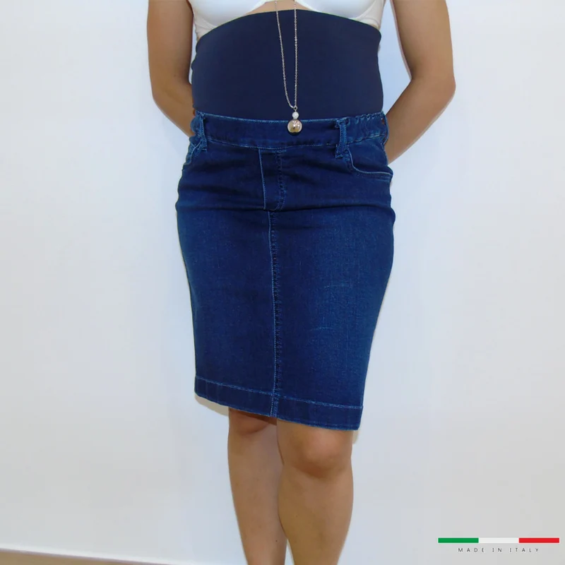 GONNA TUBINO IN JEANS PREMAMAN