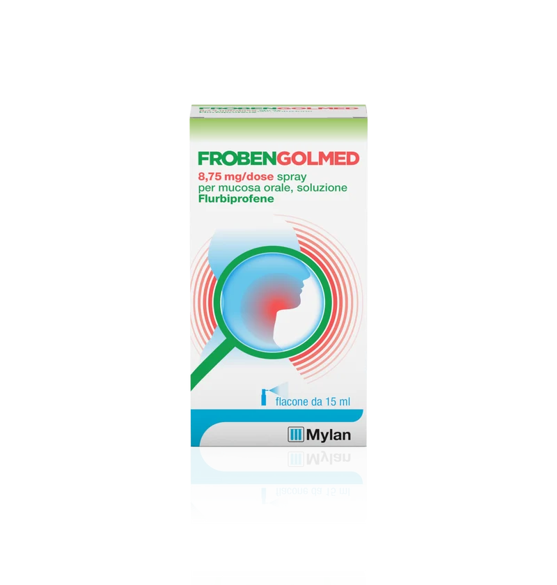 Frobengolmed 8,75 mg/dose spray per mucosa orale soluzione