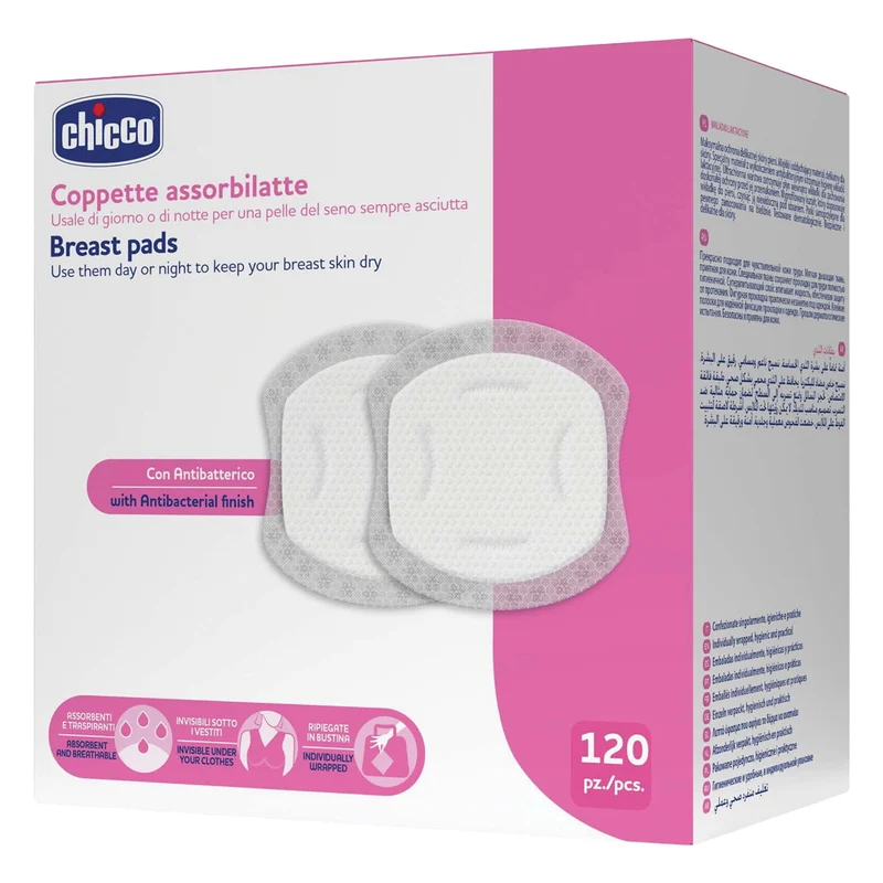 Chicco Coppette Assorbilatte 120 pezzi (4x30 pezzi)