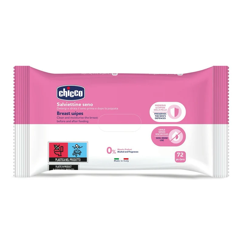 Chicco Salviette Detergenti Seno 72 pezzi