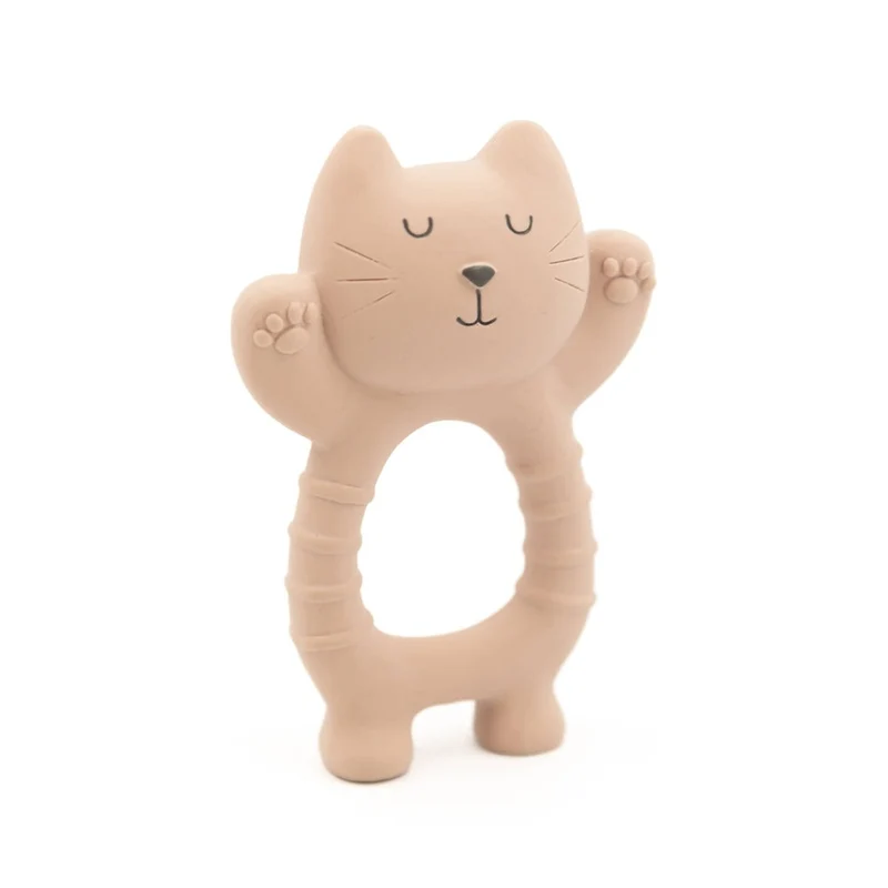 Gatto in gomma naturale per dentizione Bamboom