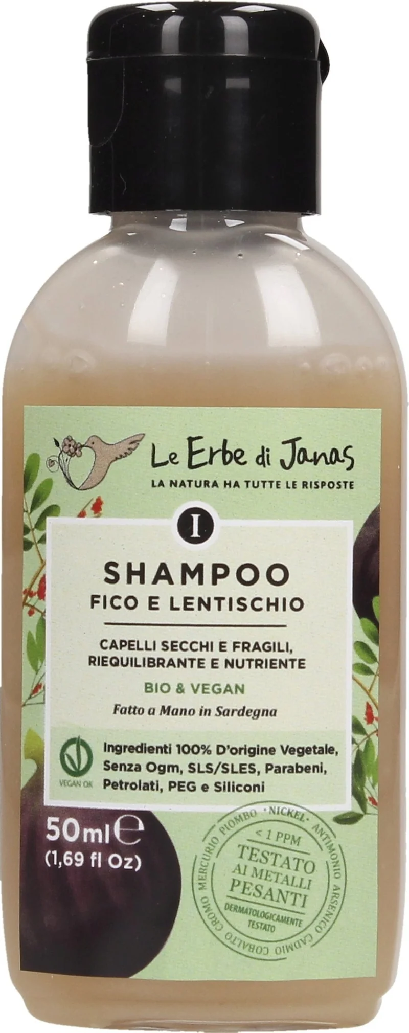 Shampoo Capelli Secchi Fico & Lentischio