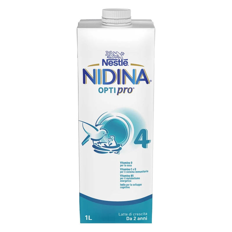 Nestlé Nidina Optipro Latte di Crescita 4 liquido 1 L