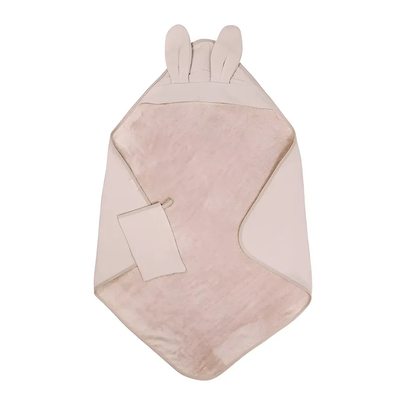 Accappatoio quadrato waffle- Rose vintage