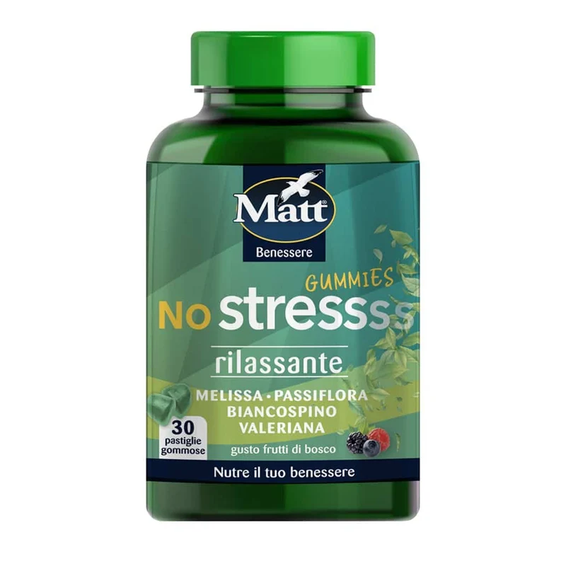 Matt No Stress Gummies 30 Pastiglie Gommose