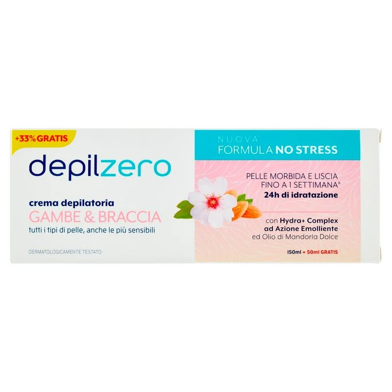 Depilzero Gambe & Braccia crema depilatoria 200ml