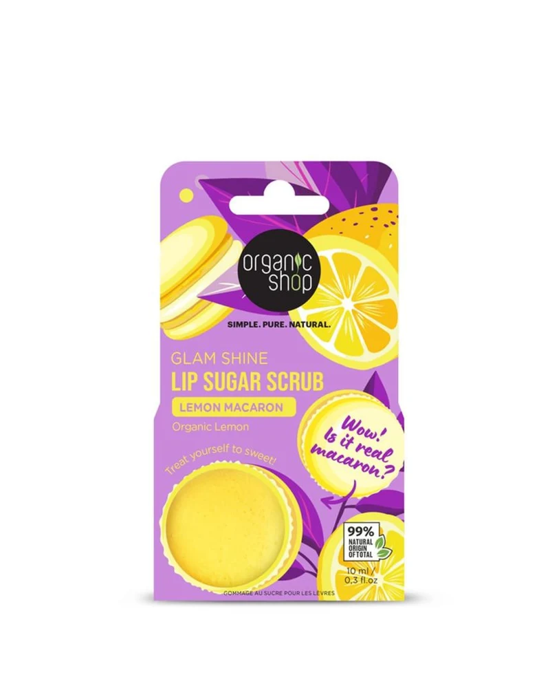 Lemon Macaron Lip Sugar Scrub