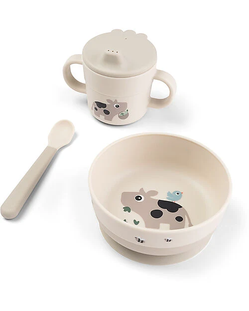 Set pappa Foodie tazza piatto e cucchiaio Done by Deer