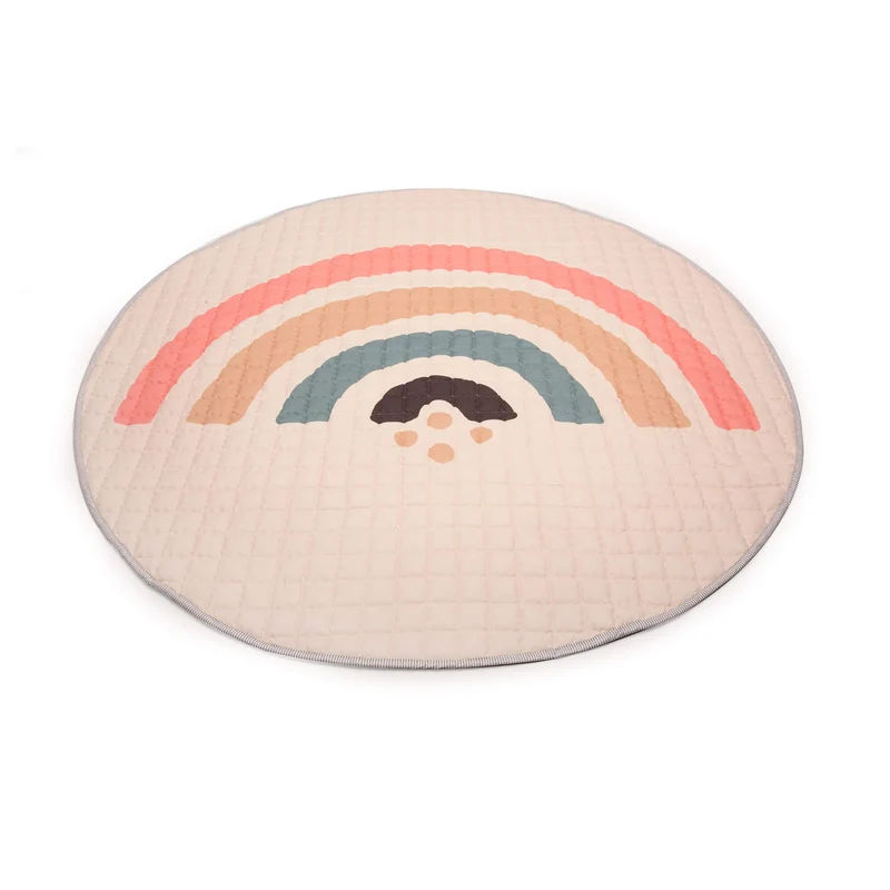 Tappeto trapunta rotondo Quilted Hakuna Matte