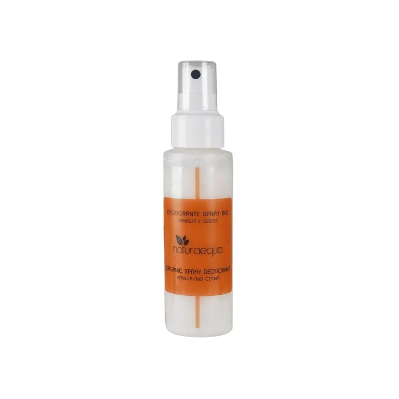 Deodorante spray bio vaniglia e cedro
