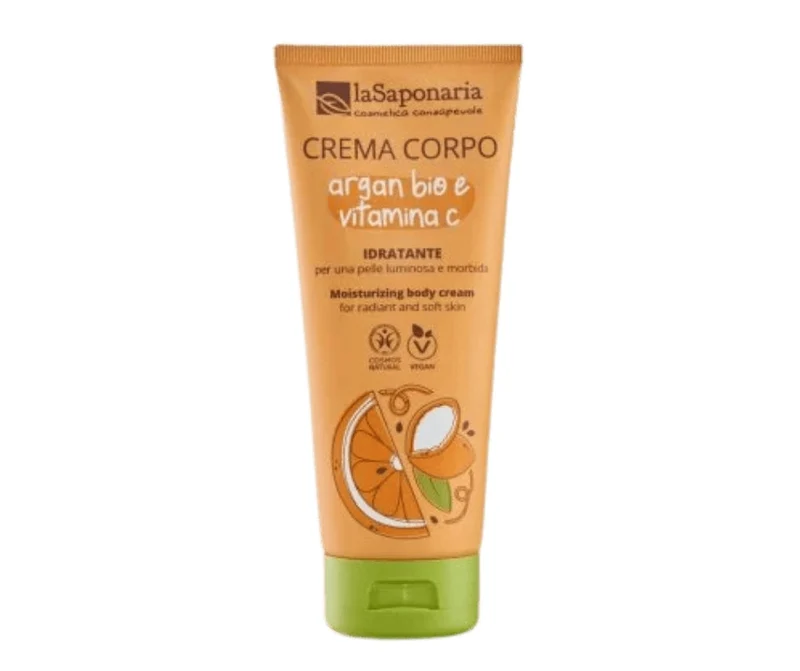 Crema Corpo Idratante – Crema Nutriente con Argan Bio e Vitamina C per Pelle Normale